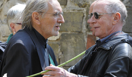 Mit Ausstrahlung: Michael Gerber (rechts, neben Thomas Langhoff,...