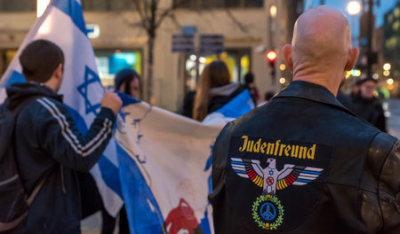 Von der Deutsch-Israelischen Gesellschaft organisierte Kundgebun...