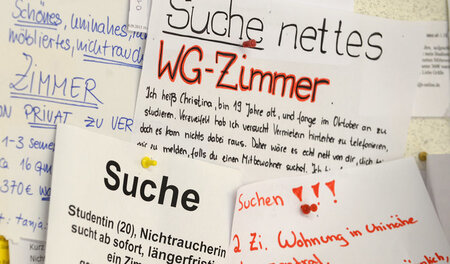 Auf der Suche nach einem Dach über dem Kopf: Gerade ärmere Stude...