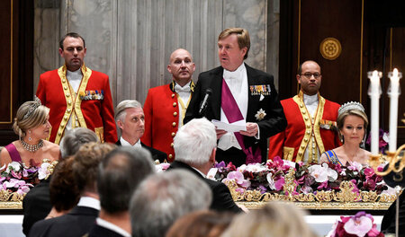 Braucht so einer besonderen Schutz? König Willem-Alexander bei e...