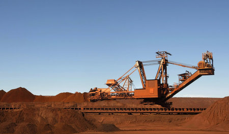 Klassiker der extraktiven Industrie: Eisenmine des Weltmarktführ...