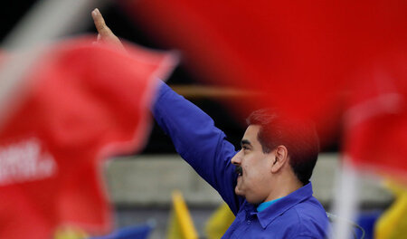 Bisher ohne Mitbewerber: Amtsinhaber Nicolás Maduro