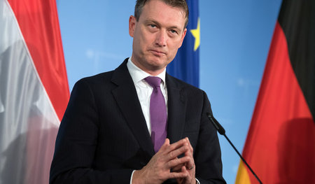 Der Lüge überführt: Halbe Zijlstra, hier am 16. November in Berl...