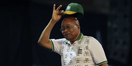 Südafrikas Präsident Jacob Zuma soll nach dem Willen des ANC sei...