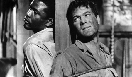 Hunger treibt die Flüchtigen Cullen (Sidney Poitier, l.) und Jac...