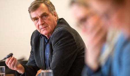 Ralf Christoffers, Chef der Linksfaktion im brandenburgischen La...