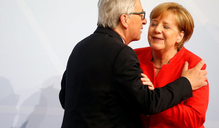 Einigkeit unter Imperialisten: EU-Kommissionspräsident Jean-Clau...