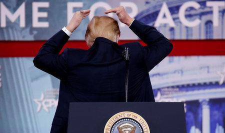 US-Präsident Donald Trump am Freitag in Maryland