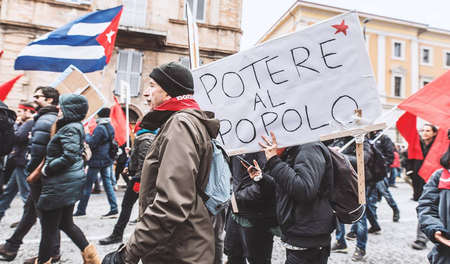 Die Macht dem Volke: Das linke Wahlbündnis Potere al Popolo ford... Die Macht dem Volke: Das linke Wahlbündnis Potere al Popolo ford...