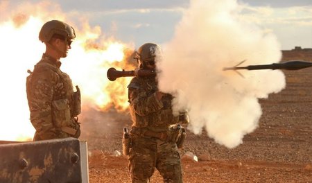 US-Militäreinheiten sind im Rahmen der »Anti-IS-Koalition« berei... US-Militäreinheiten sind im Rahmen der »Anti-IS-Koalition« berei...
