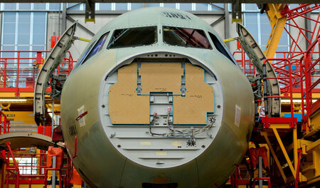 Auch Hamburg könnte betroffen sein: Montage eines A321 im Werk F...