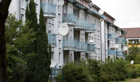 Im Blickfeld der Investoren. Gebäudekomplex in Frankfurt am Main