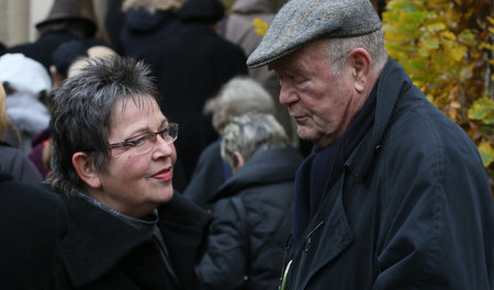 »Als kritische Genossin geschätzt«: Walfriede Schmitt mit Dieter...