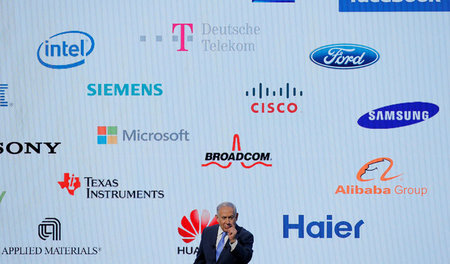 Finanzstarke Lobby: Benjamin Netanjahu spricht auf der AIPAC-Kon...