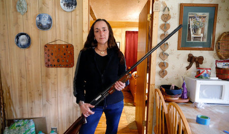 Umweltaktivistin Maria Gunnoe gehört dem Stamm der Cherokee an: ...