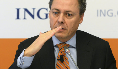 Nur einen kleinen Bonus? ING-Vorstandschef Ralph Hamers muss sic...