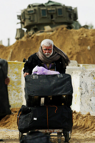 Im Flüchtlingslager Rafah im Gazastreifen (Dezember 2002)
