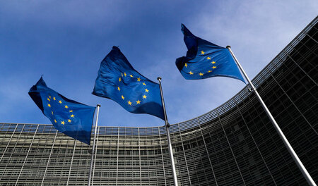 EU-Zentrale: In Brüssel sind immerhin die Bankenschützer hellwac...