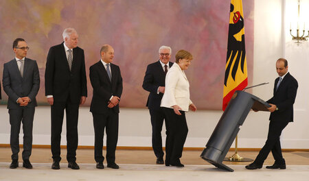 Ihre Freude über eine weitere schwarz-rote Koalition konnten Kan...
