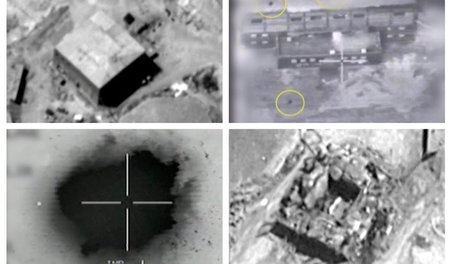 Attacke auf Nachbarland: Aufnahmen aus einem vom israelischen Mi... Attacke auf Nachbarland: Aufnahmen aus einem vom israelischen Mi...