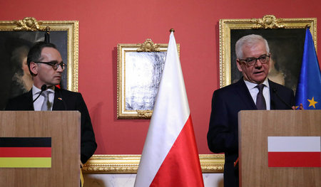 Bundesaußenminister Heiko Maas und sein polnischer Amtskollege J...
