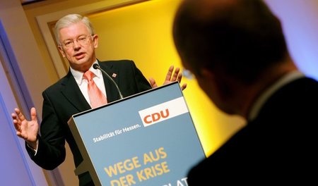 Stabilität: Das bedeutete für den früheren hessischen CDU-Minist...