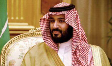 Der saudische Kronprinz Mohammed bin Salman am 8. Dezember 2016 ...