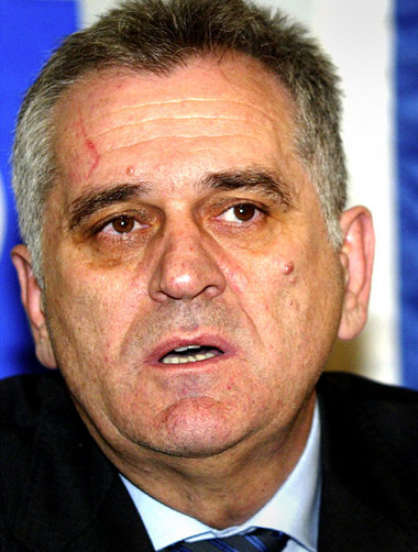 Der aussichtsreichste Präsidentschaftskandidat Tomislav Nikolic
