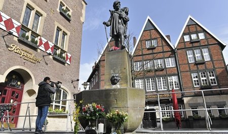 Der Tatort des Verbrechens in Münster