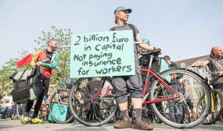 Deliveroo wird mit zwei Milliarden Euro an der Börse bewertet. E...