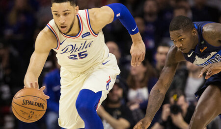 Auf dem Weg zu höheren Weihen: Point Guard Ben Simmons (l.) von ...
