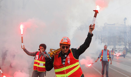 In Frankreich geht es traditionell etwas kämpferischer zu (Eisen...