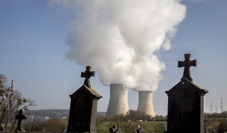 Das AKW Tihange in Belgien (März 2016)