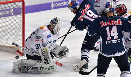 Furchterregend überlegen: Red Bull München dominierte die Eisbär... Furchterregend überlegen: Red Bull München dominierte die Eisbär...