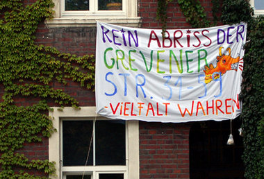 Widerstand gegen Abriß in Münster