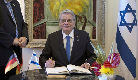 Für mehr Krieg und für Israel: Joachim Gauck am 6. Dezember 2015...