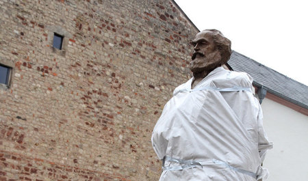 Wird am 5. Mai in Trier enthüllt: Die Bronzestatue des chinesisc...