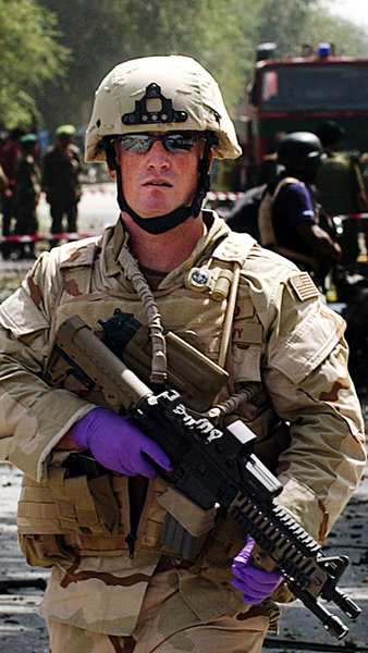 US-Besatzungssoldat in Afghanistan
