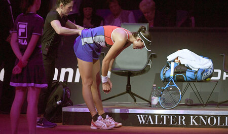Routiniert aufgeben: Garbiñe Muguruza in Stuttgart Routiniert aufgeben: Garbiñe Muguruza in Stuttgart