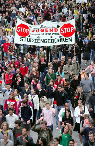 Großdemonstration von Studierenden 2006 in Hamburg