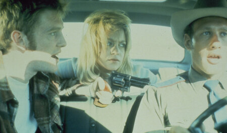 Lou Jean (Goldie Hawn, M.) und Clovis (William Atherton, l.) hab...