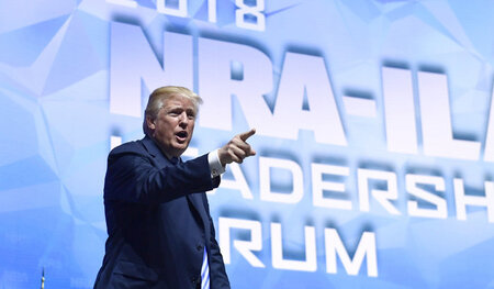 Die NRA zahlte für Trumps Wahlkampf 2016 rund zehn Millionen Dol...