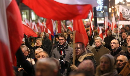 PiS-Demonstration in Warschau (Dezember 2016)
