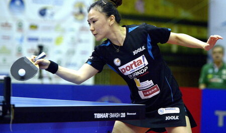 In froher Erwartung von Tischtennisnachwuchs: Xiaona Shan fehlte...