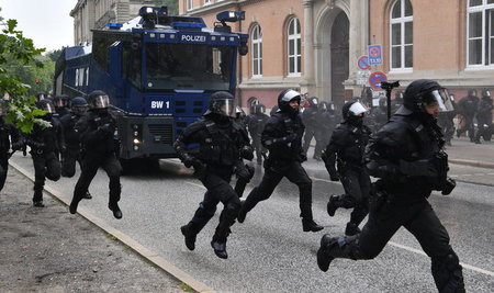 Auf Krawall gebürstet waren während des G-20-Gipfels in Hamburg ...