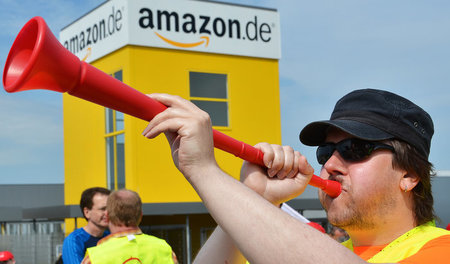 Vor fünf Jahren, am 17. Juni 2013, Protest vor dem Logistikzentr...
