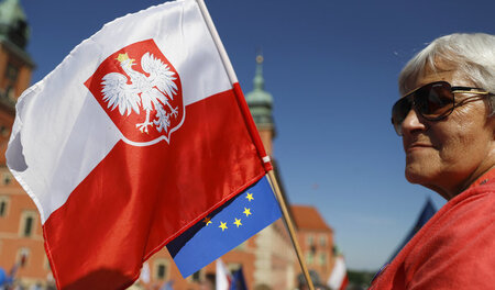 »Normales, lächelndes, europäisches Polen«: Eine Teilnehmerin de...