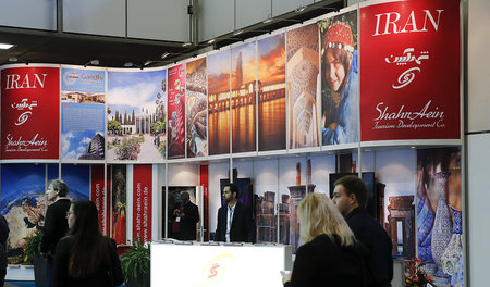 Stand des Iran auf der internationalen Tourismusbörse in Berlin ... Stand des Iran auf der internationalen Tourismusbörse in Berlin ...
