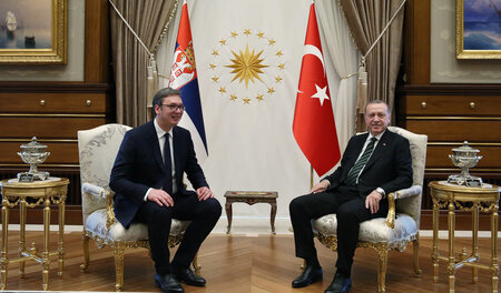 Partner des Kapitals: Der serbische Präsident Aleksandar Vucic u...