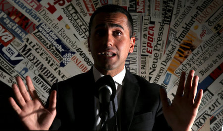 Der Vorsitzende der Fünf-Sterne-Bewegung Luigi Di Maio (Rom, 13....